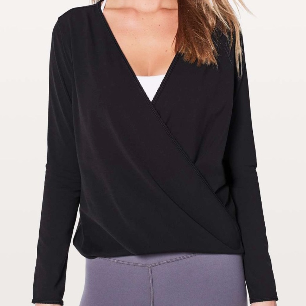 Lululemon Full Freedom Long Sleeve, Black, Size Small